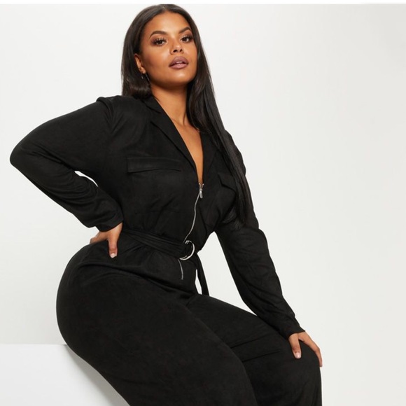 pretty little thing plus size jumpsuits